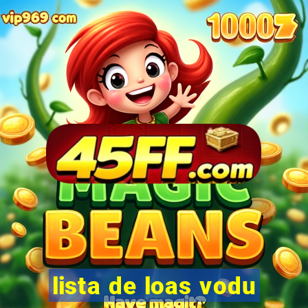 lista de loas vodu